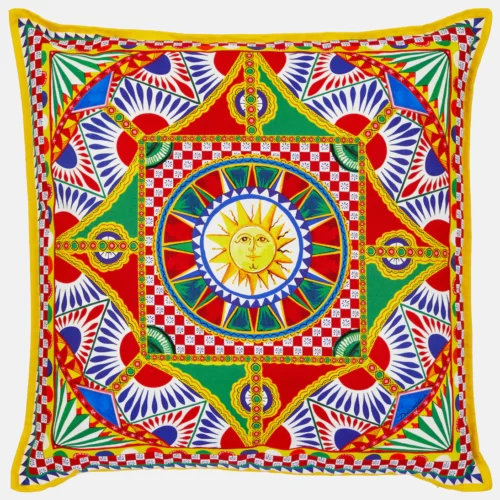 Dolce&Gabbana Casa Medium printed canvas cushion