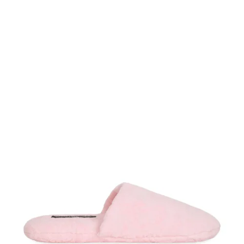 Dolce & Gabbana logo-embroidered slippers
