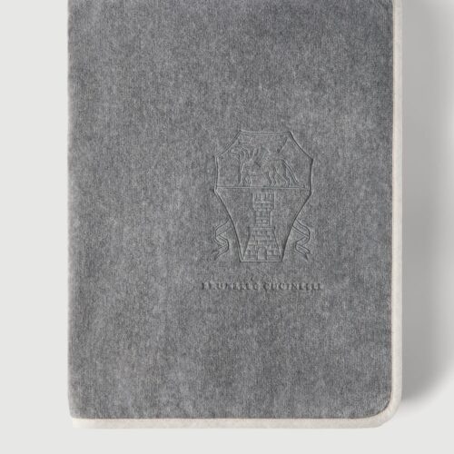 Cotton terrycloth towel with embroidery