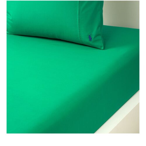 Ralph Lauren Home  Player fitted sheet in cotton percale
