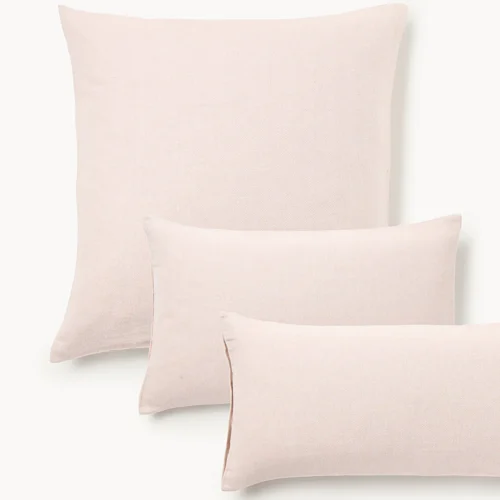 WandaFlannel cushion cover with herringbone pattern