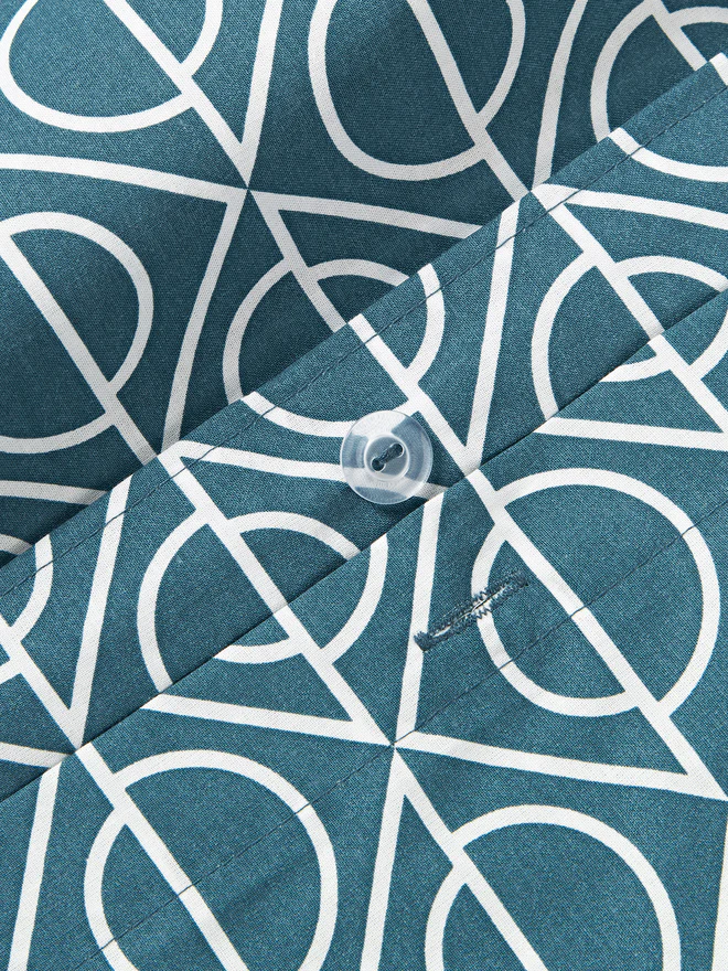 JellaCotton cushion cover with geometric print - Image 2