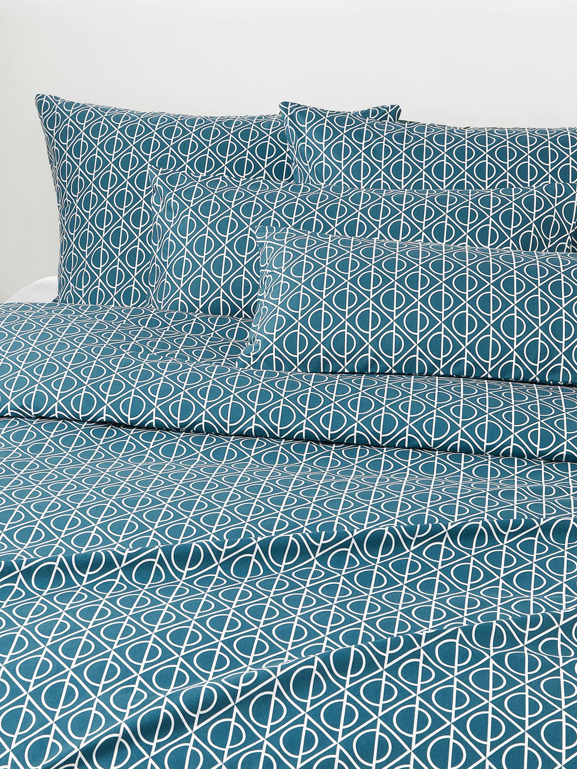 JellaCotton cushion cover with geometric print - Image 4