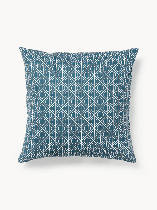 JellaCotton cushion cover with geometric print - Image 3